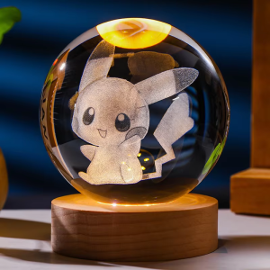 Kids toy crystal ball 3D laser printed